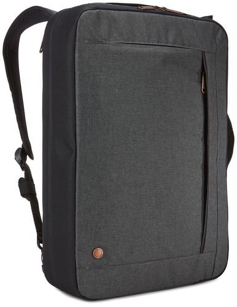 Case Logic Era 15.6 inches Unisex Hybrid Briefcase Melange Fabric, Obsidian