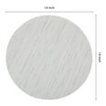thumbnail image 2 of REGALWOVEN Round Placemats Set of 6 Placemats for Kitchen Dining Table Decor Washable Table Placemats Wipeable Table Mat Beige 14*14in, 2 of 3