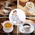 thumbnail image 3 of USB Cup Warmer With Mug Winter 55°C Constant Temperature Desk Coffee Mug Warmer with Lid, 3 of 8