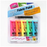 Tulip Neon Soft Fabric Paint, 5 Piece