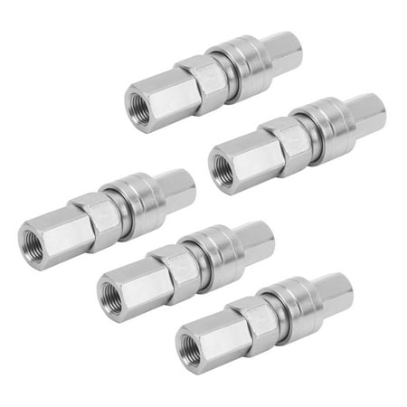 

Fdit SF20+PF20 Connector Strong Carbon Steel All Chrome Plated Convenient Durable Quick Connector For 20Kg Working Pressure Perfect Replacement