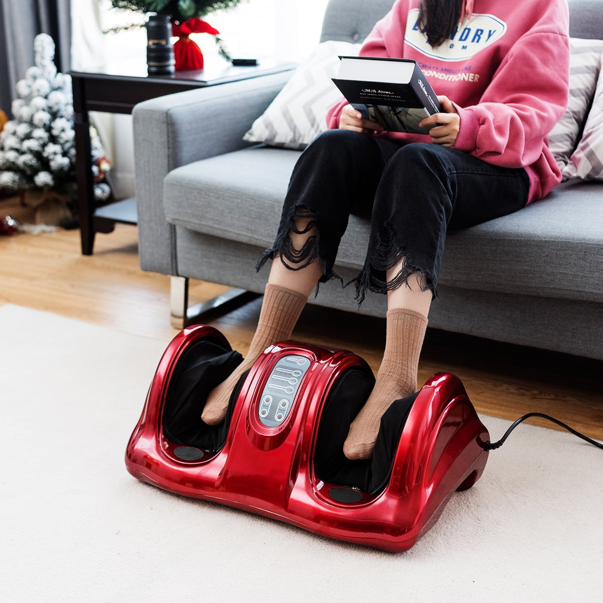 Rolling Foot Massager Shiatsu Foot Massage Machine w/ Remote Control Red, 1  unit - Ralphs