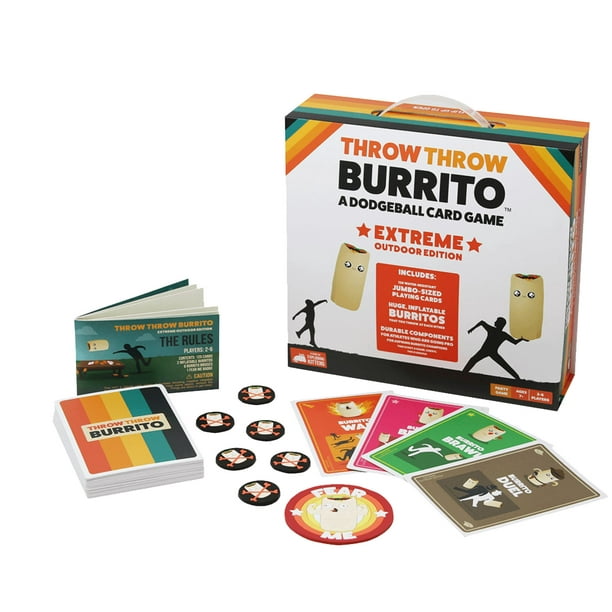 Throw Throw Burrito Extreme Outdoor Edition Party Game by Exploding
