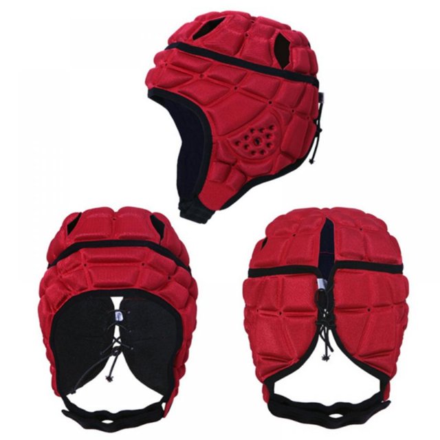 Greyghost Soft Padded Sports Helmet, Children Professional Football Kits, Protective Headguard, Head Fall Protection, for Soccer Football Goalkeeper Rugger Skating