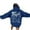 Blue, variant on Long Zip up Hoodie Pullover Lightweight Hooded Sweat Shirt Womens Hoodie Female Casual Sweatshirt for Women Women's Hoodies And Sweatshirts Fashion Casual Ocean Printed Long Sleeve Pullover Red XL