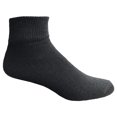 thumbnail image 2 of Yacht & Smith Bulk Thick Cotton Socks Wholesale Men, Womans or Kids Crew Cut, Ankle and Low Cut Mix Sport Socks - 72 Pairs (Solid Black, Mens 10-13), 2 of 9
