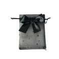 thumbnail image 1 of Bewildely Bolsa de tul de 30 Uds., bolsa con cordón, bolsas de ñame, bolsas de jabón, cadena de bolsillo para dulces, cinta de embalaje de Kits de decoración para fiestas negro 11*16cm, 1 of 6