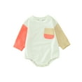 thumbnail image 1 of Gibobby Mamelucos para bebe niña Primavera otoño bebé recién nacido niño niños niñas ropa algodón bebé mono Patchwork colores(A, 18-24 Meses), 1 of 5