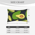 thumbnail image 6 of Balery Fresh Avocado Bedding Queen Pillow Cases - Envelope Closure - Soft Brushed Microfiber Fabric - Shrinkage and Fade Resistant Pillow Cases-14"x20", 6 of 9