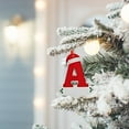 thumbnail image 2 of PLPPYFS 26 Letter Ornaments Christmas Tree Decorations Personalized Christmas Letter Christmas Tree Hanging Pendant Xmas Alphabet Letters, 2025 Christmas Letters Ornaments A-Z Ornament Letters Decor, 2 of 4