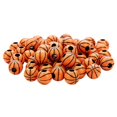 thumbnail image 2 of 50 Piezas Mini Baloncesto de para Fabricación de Joyas para Adultos , Abalorios Multicolor de de Abalorios Macarena Baloncesto acrílico ronda cuentas, 2 of 7