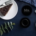 thumbnail image 6 of FMSHPON Mr.s Every Time Makes Sense Set of 4 Round Coaster for Drinks, Absorbent Ceramic Stone Coasters Cup Mat with Cork Base for Home Kitchen Room Coffee Table Bar Decor, 6 of 6