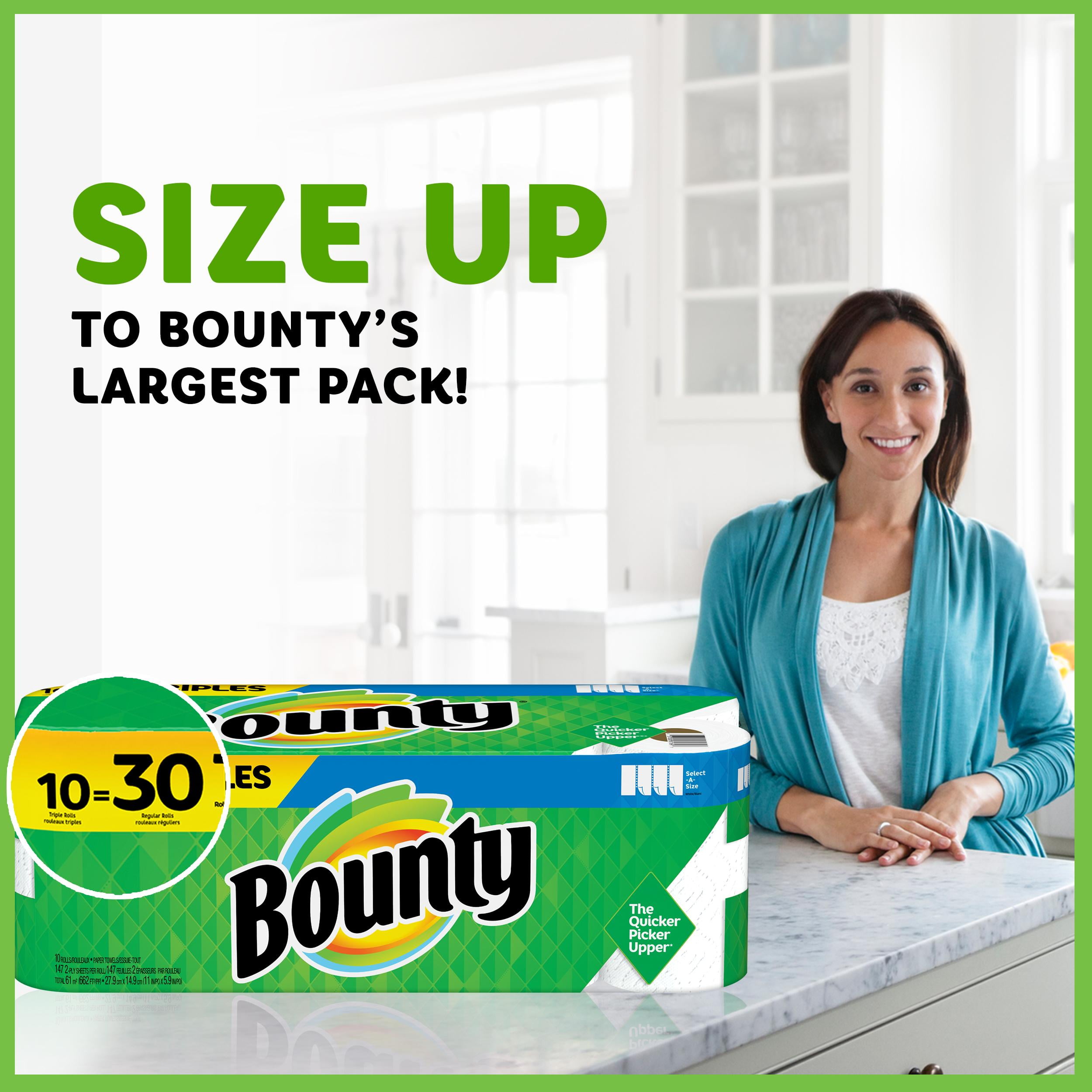 Bounty Select-A-Size Bulk Rolls Paper Towels, White 12ct - DayBright  Shipping Supplies