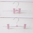 thumbnail image 4 of Perchas con clips - Perchas para pantalones con clips Paquete de 10 perchas con clip Perchas resistentes para faldas con clips Ahorro de espacio, 4 of 5