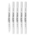 thumbnail image 3 of Langgg 5x Oily White Marker Pen Permanent Gel for Rock Painting Ceramic Artist, 3 of 9