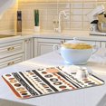 thumbnail image 6 of Yayeee Dish Drying Mat for Kitchen Counter 16"x18" Microfiber Absorbent Pad, Black Abstract Dots, 6 of 7