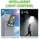 thumbnail image 5 of Luces solares para exteriores, luces solares para exteriores, luces solares con sensor de movimiento, impermeabilización IP65, 3 modos de luz, control remoto, luces de pared para cercas, patios, jardi, 5 of 9