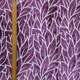 thumbnail image 3 of Fabric Mart Direct Purple Burnout Velvet Fabric By The Yard, 44 inches or 111 cm width, 17 Continuous Yards Purple Velvet Fabric, Leaves, Upholstery Drapery Curtain Wholesale Fabric, Window Treatment, 3 of 8