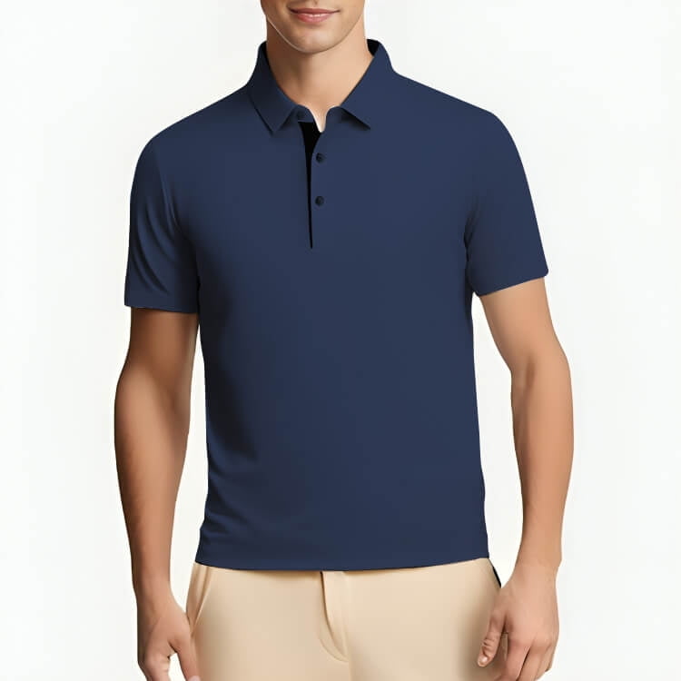 Men s Short Sleeve Polo Shirt Nylon Shirt Summer Shirts Cool Walmart