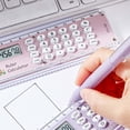 thumbnail image 4 of 3-In-1 Multifunctional Ruler Calculator, Multifunctional Digital Measuring Tool with 8 Digit Display, 15Cm Transparent Math Ruler for Students and Teachers, Fun Design for Quick Calculation, Pink, 4 of 8