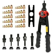 12In Labor-Saving Hand Riveter Bt-606 Double Insert Manual Rivet Machine Riveting Tools With Nuts