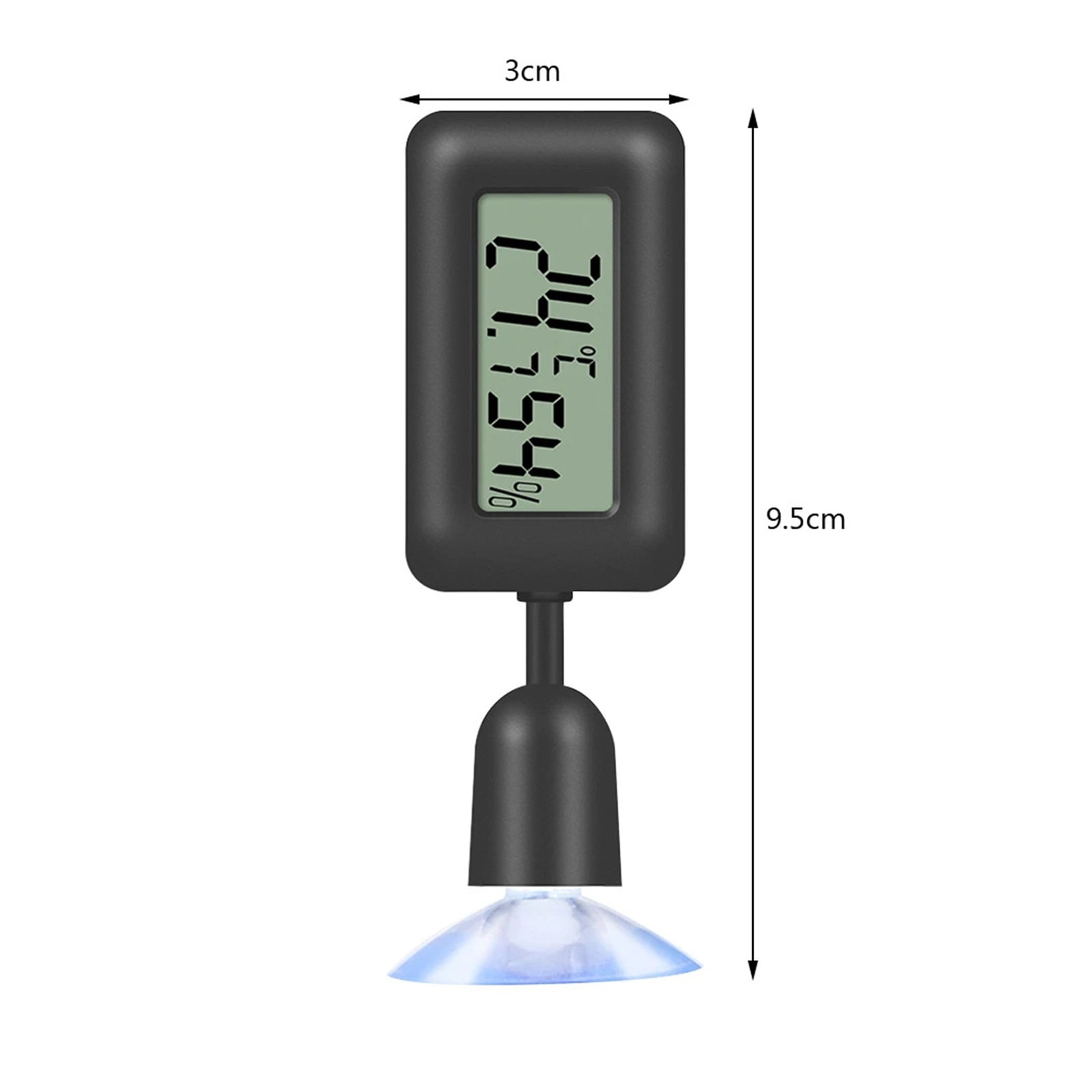 Reptile Thermometer Hygrometer with Cup Digital Aquarium Hygro-Therm Reptier Accessoires for Pets ,Simple Operation