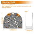 thumbnail image 4 of Yayeee Napkin Holder for Table Set of 2 Kitchen Paper Tissue Organization, Gray Halloween Dancing, 4 of 8
