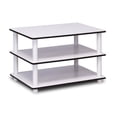 thumbnail image 1 of Furinno Table Basse à 3 Niveaux Sans Outils, Blanc, 1 of 5