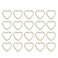thumbnail image 2 of 20 × Suministros para manualidades Colgantes de dijes huecos de corazón para manualidades, accesorios de fabricación de joyas de boda de San V Bronce Macarena Joyería encontrar, 2 of 8