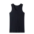 thumbnail image 4 of Taqqpue 3 PC Men's Shirt Tanks Casual Solid Color Cotton Tank Tops Moisture-Wicking Sleeveless Undershirts Tank Shirt for Men, 4 of 5