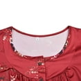 thumbnail image 7 of MYLookk Women Summer Pleated Short Sleeve Tunic Tops Button Down Casual Blouse, 7 of 7