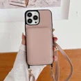 thumbnail image 1 of Crossbody Leather Wallet Cards Solt Case For iPhone 14 15 Pro Max 15Plus 13 12 11 long Lanyard Bag Pocket Lichee Pattern Cover LUHAN, 1 of 7