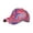 Hot Pink, variant on Fashion Gradient Tie Dye Print Baseball Cap Unisex Outdoor Sports Beach Sun Casual Hat Adjustable Dad Hat Trucker Hat Red One Size