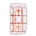 thumbnail image 1 of Toystoory Botellero a prueba de polvo con tapa, escurridor plegable multifuncional para simplificar el agua compleja Organizadores de utensilios de cocina Caja blanca naranja, 1 of 6