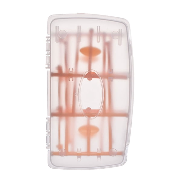 Advancent Tendedero portátil para viaje, ayudante para secar y almacenar biberones, almacenamiento conveniente Organizadores de utensilios de cocina Caja blanca naranja