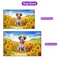thumbnail image 5 of Vintage Dalmatian Says Hello Mother's Day Summer Sunflower Field Indoor Rug Dog Lover Carpet Living Bed Room Sofa Home Decor - 12005, 5 of 5