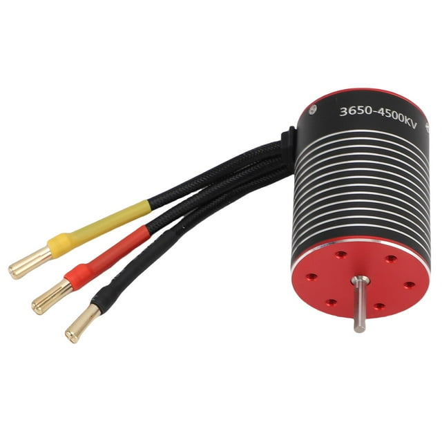 60A Brushless ESC, 3650 Motor Replacement Combo with 900W Power, 2-4S Battery Compatibility, 5.8V3A BEC for HPI, RC Cars