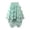 Green, variant on Womens Midi Skirt A Line Fairy Elastic Waist High Waist Mesh Solid Color Irregular Ruffled Cake Skirt