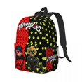 thumbnail image 4 of Mochila escolar de gran capacidad de Miraculous similar a Ladybug para niñas, niños y niños, mochila escolar de dibujos animados de 15 pulgadas, 4 of 5