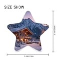 thumbnail image 3 of Star Night Light Auto On/Off Plug-in Wall Light with Light Sensor Warm White LED for Home Party Beautiful Wooden Chalet, 3 of 6