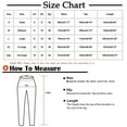 thumbnail image 3 of ITSAME Womens Straight Leg Pants, High Waisted Pull-On Striped Casual Trousers with Pockets White L, 3 of 7