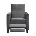 thumbnail image 4 of Push Back Recliner Upholstered Club Chair by Naomi Home-Color:Gray,Fabric:Microfiber, 4 of 10