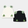 thumbnail image 4 of XIAOCHA Mens 3D‑Accent Beanie Hat Knit Warm Hat Winter Street Hat,White, 4 of 7