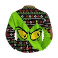 thumbnail image 4 of Men’S Christmas Shirts Christmas Sweatshirts Mens Black XXXL, 4 of 5