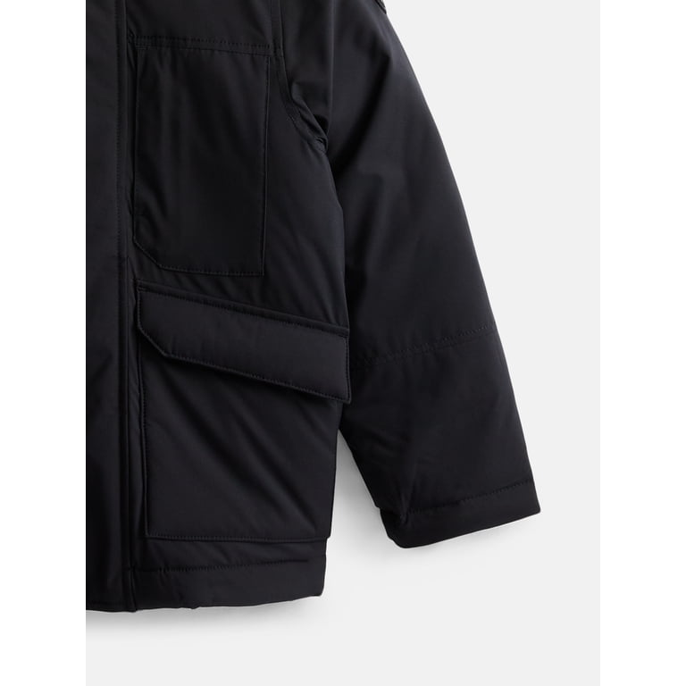 Ozark Trail Boys Parka Jacket with Faux Fur Hood photo 3