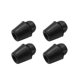 thumbnail image 1 of Amortiguador De Bloque De Goma De Montaje Amortiguador Para Capó De Puerta 4Pcs De 14x19mm Negro, 1 of 1
