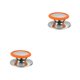 thumbnail image 1 of Reemplazo de la perilla de la tapa de la olla Wosthever Acero inoxidable Naranja Grande 2piezas, 1 of 6
