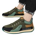 thumbnail image 3 of Sopiago Mens Sneakers Mens Park Lifestyle Lace Up Sneakers Shoes Casual Green,39, 3 of 5