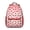 Red-2, variant on Striped and Checkered Fusion Student Backpack - Ergonomic Comfort for College Commuters