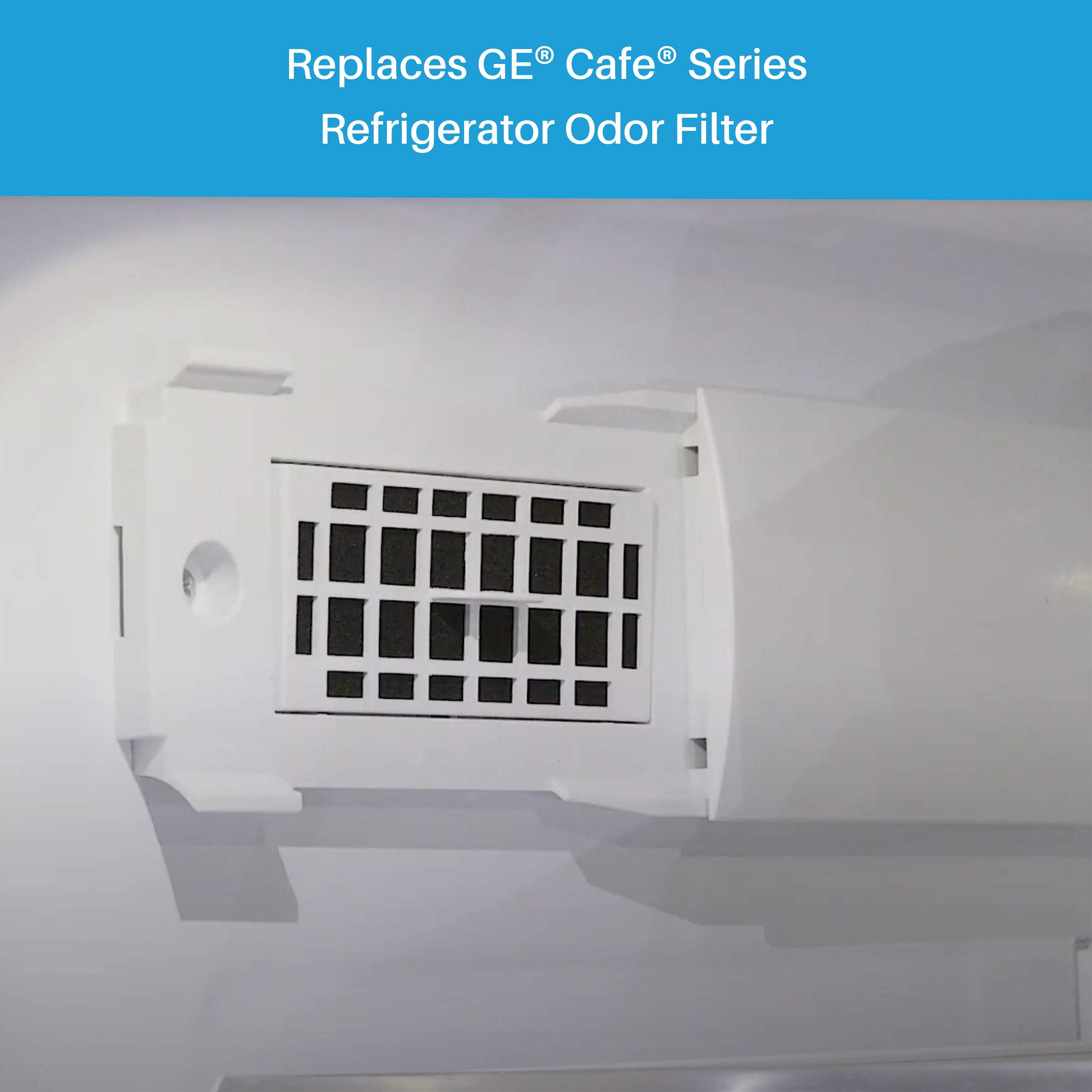 SpiroPure Refrigerator Fresh Air Filter Replacement for GE ODORFILTER (6 Pack)